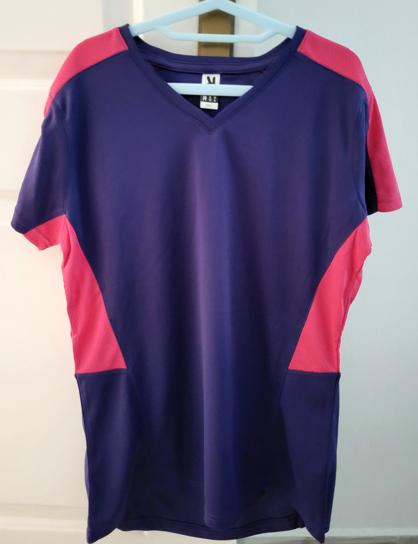 Women's Sport Shirt Block Colors / 3D Padel Racket Glow in the Dark