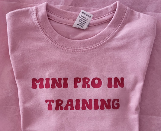 Mini Pro in Training Padel T-shirt for infants & toddlers