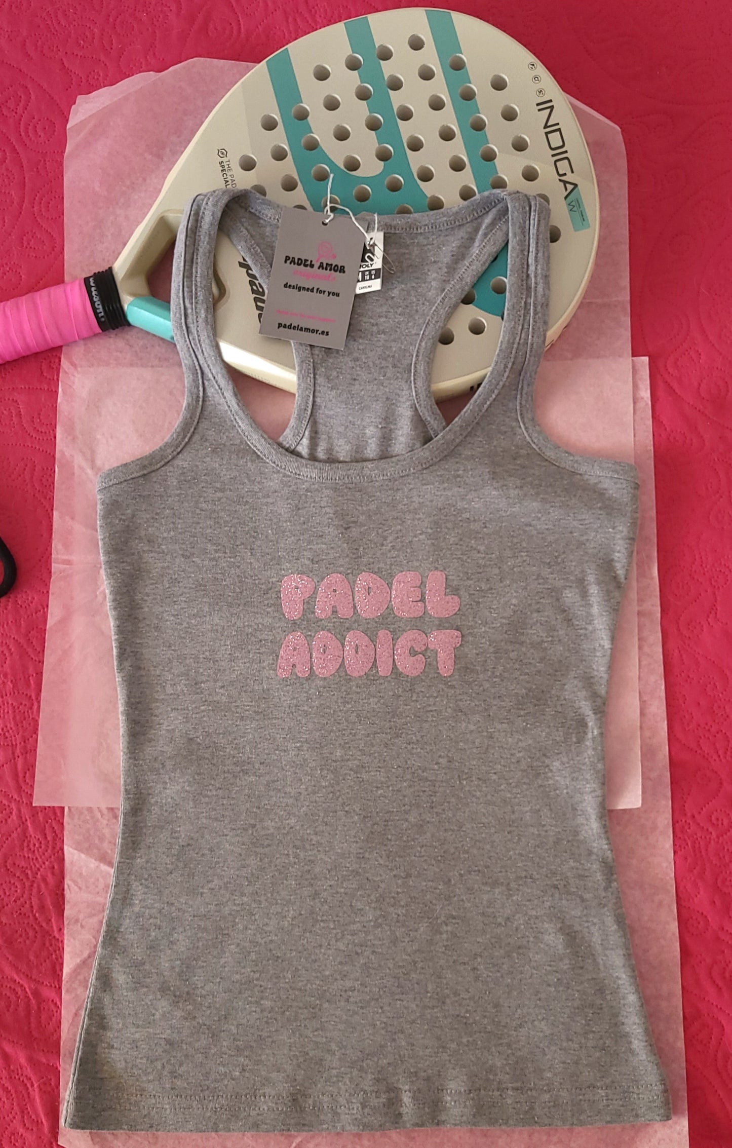 Padel Addict Glitter Tank
